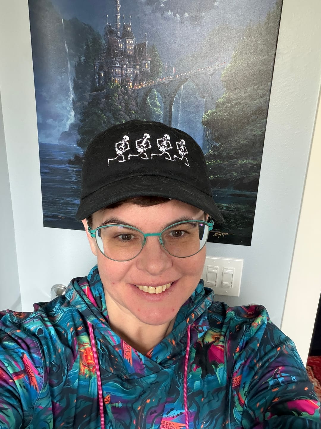 Customer photo review of Disney "Headless Havoc" – Performance Hoodie