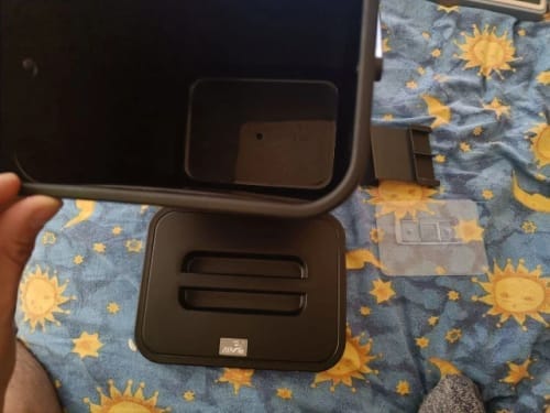 Customer photo review of Quiet Close Trash Can – Space-Saving Sealed Kitchen Bin