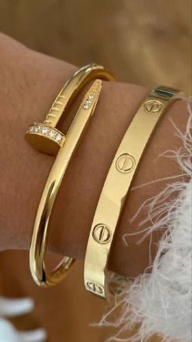 Customer photo review of Juste Un Clou 3.5mm Bracelet