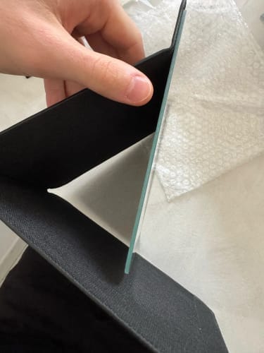 Customer photo review of Trifold Makeup Mirror – 360° Adjustable Travel Vanity Mirror