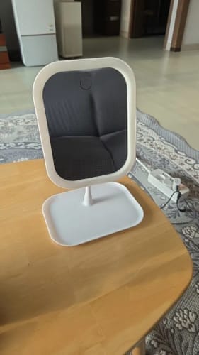 Customer photo review of LED Vanity Mirror – Touch Control Desktop Dressing Mirror