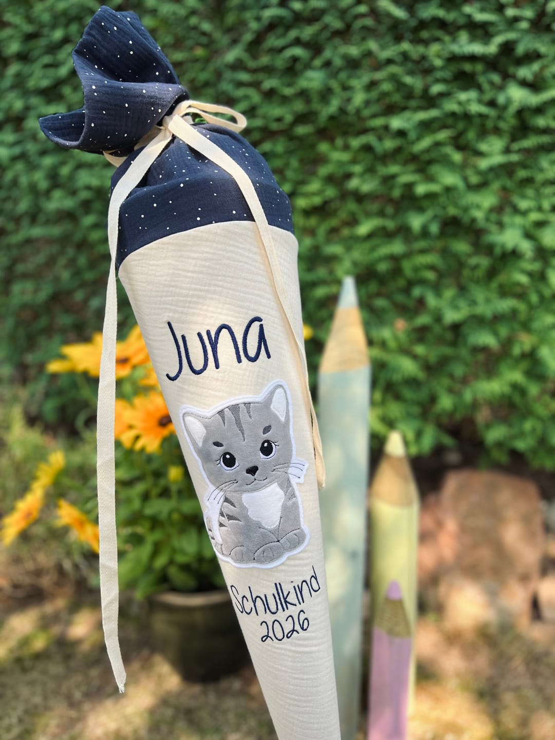 Customer photo review of Papprohling für Schultüte / Geschwister oder Kita-Tüte