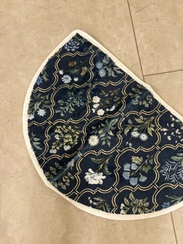 Customer photo review of Floral Welcome Mat - Graphic Anti-Slip Small Mat