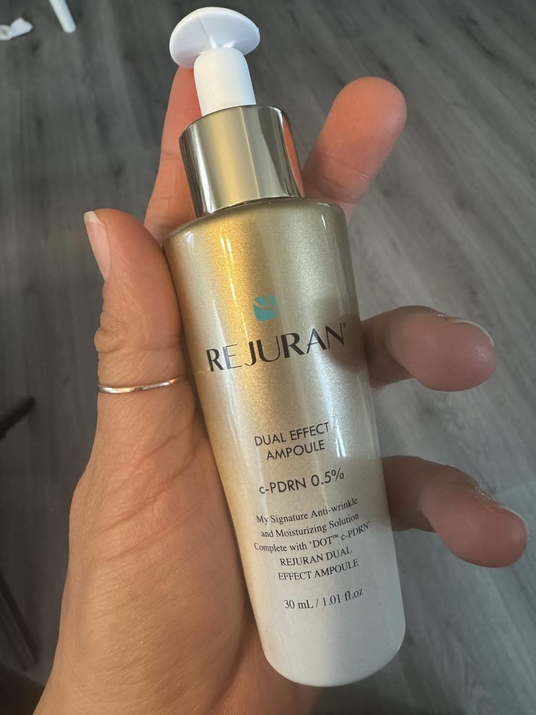 Customer photo review of Rejuran Dual Effect Ampoule