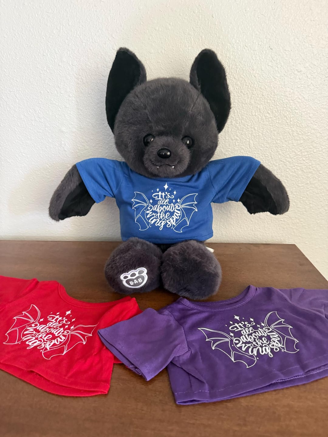 Customer photo review of Custom Teddy Bear Shirt - Personalized Photo or Text for 14-16 Inch Plush