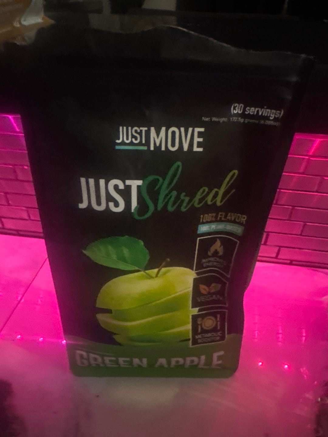 Customer photo review of Just Shred - Green Apple Fat Burner