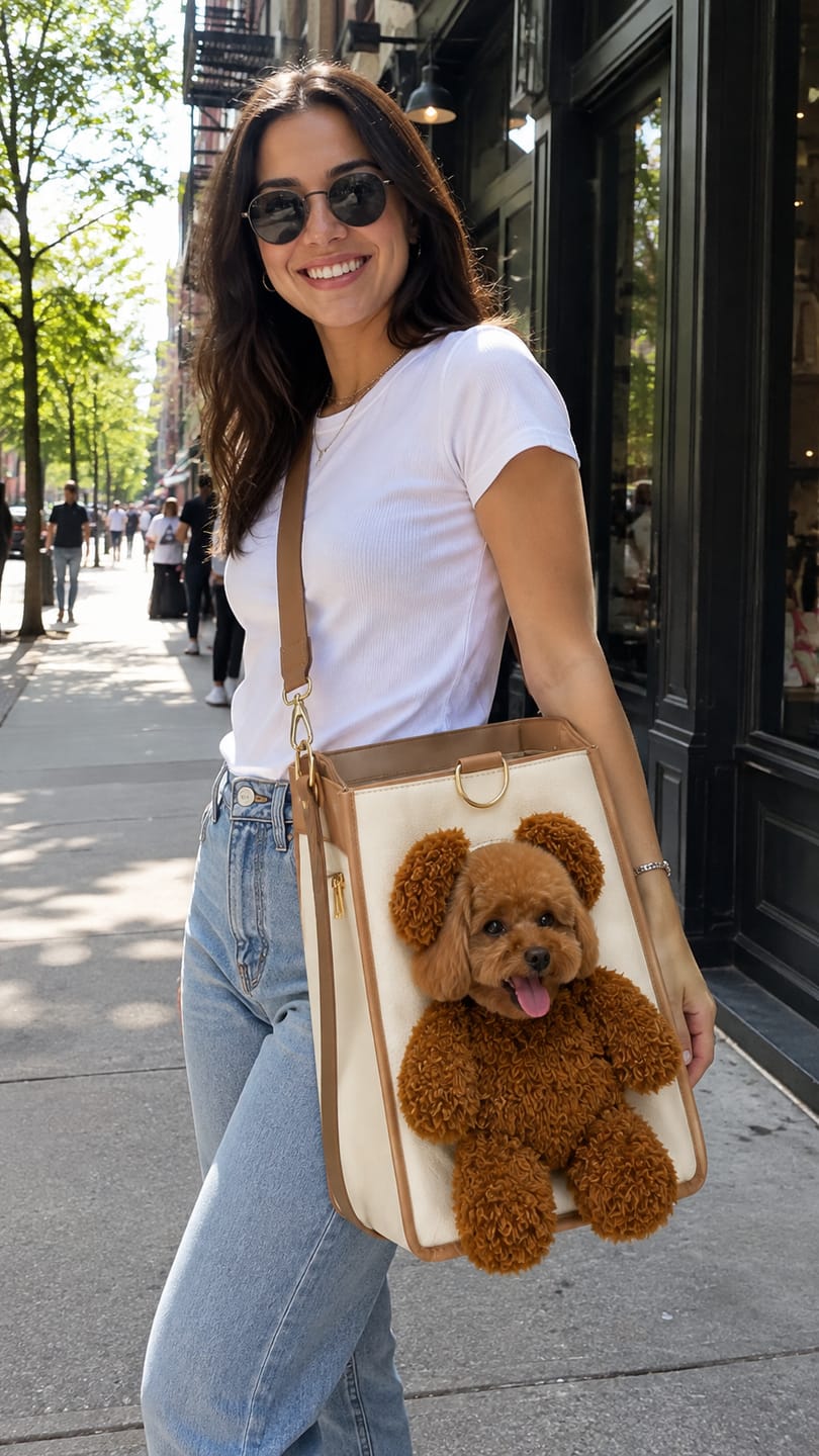 Customer photo review of PawPocket™ Handbag