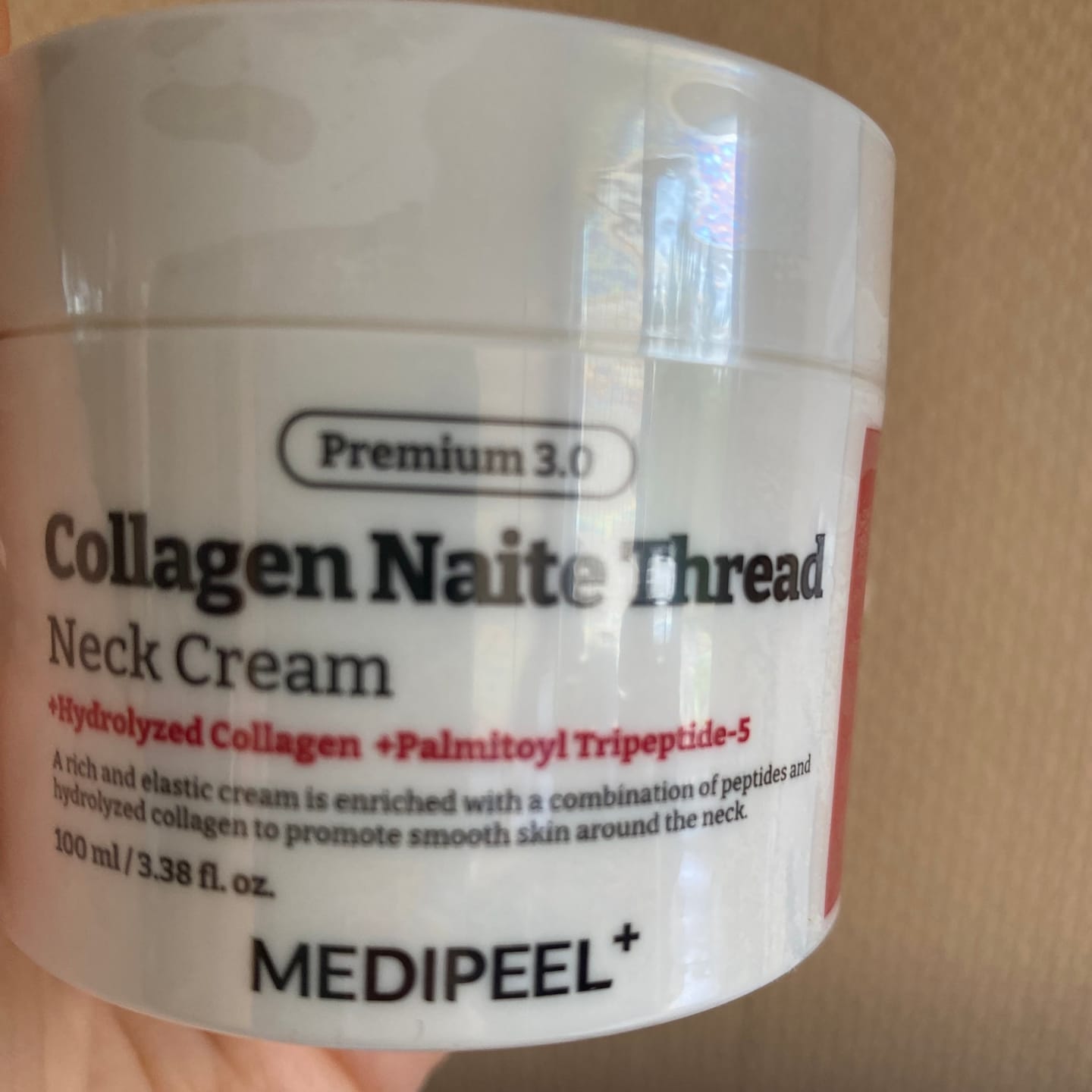 Customer photo review of Kakla liftinga krēms ar kolagēnu MEDI-PEEL Premium Collagen Naite Thread Neck Cream 3.0