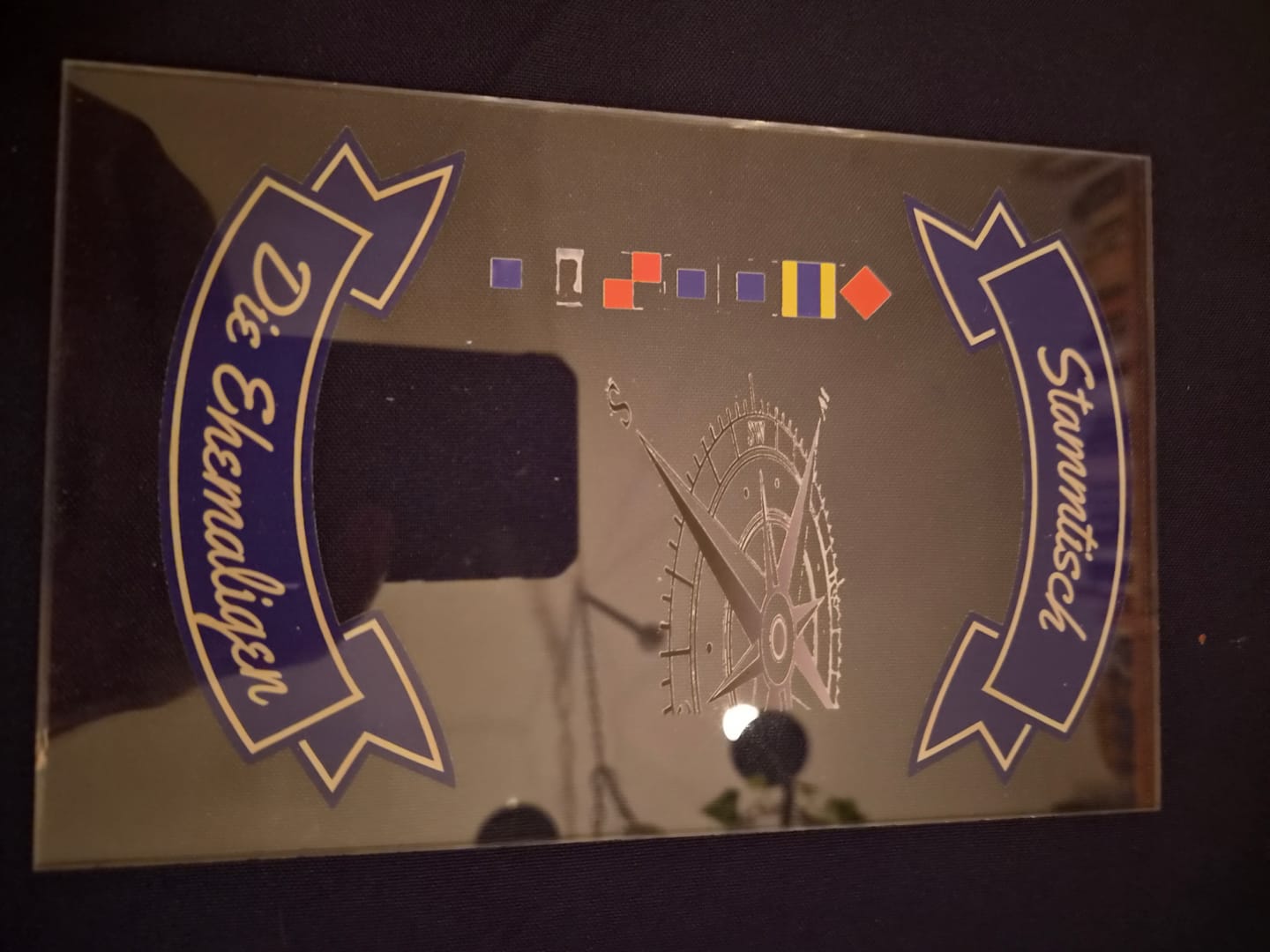 Customer photo review of Acrylglas - Tischaufsteller Stammtisch Vol. 2 - personalisierbar