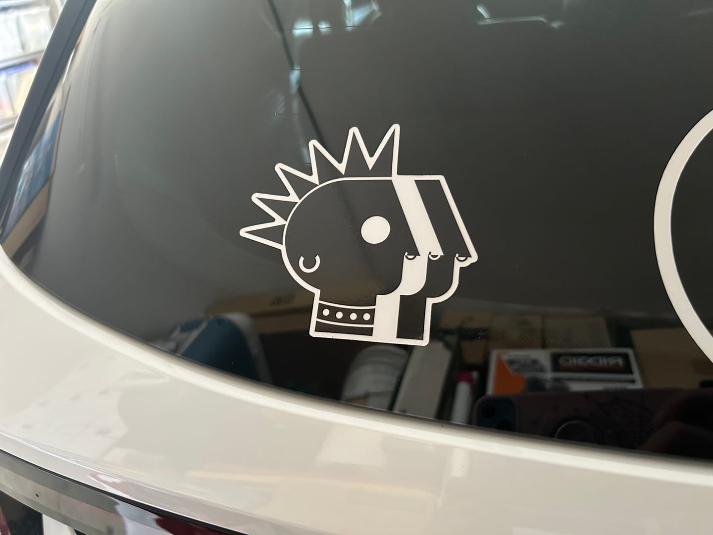 Customer photo review of PBS is Punk Die-cut Sticker - 4"