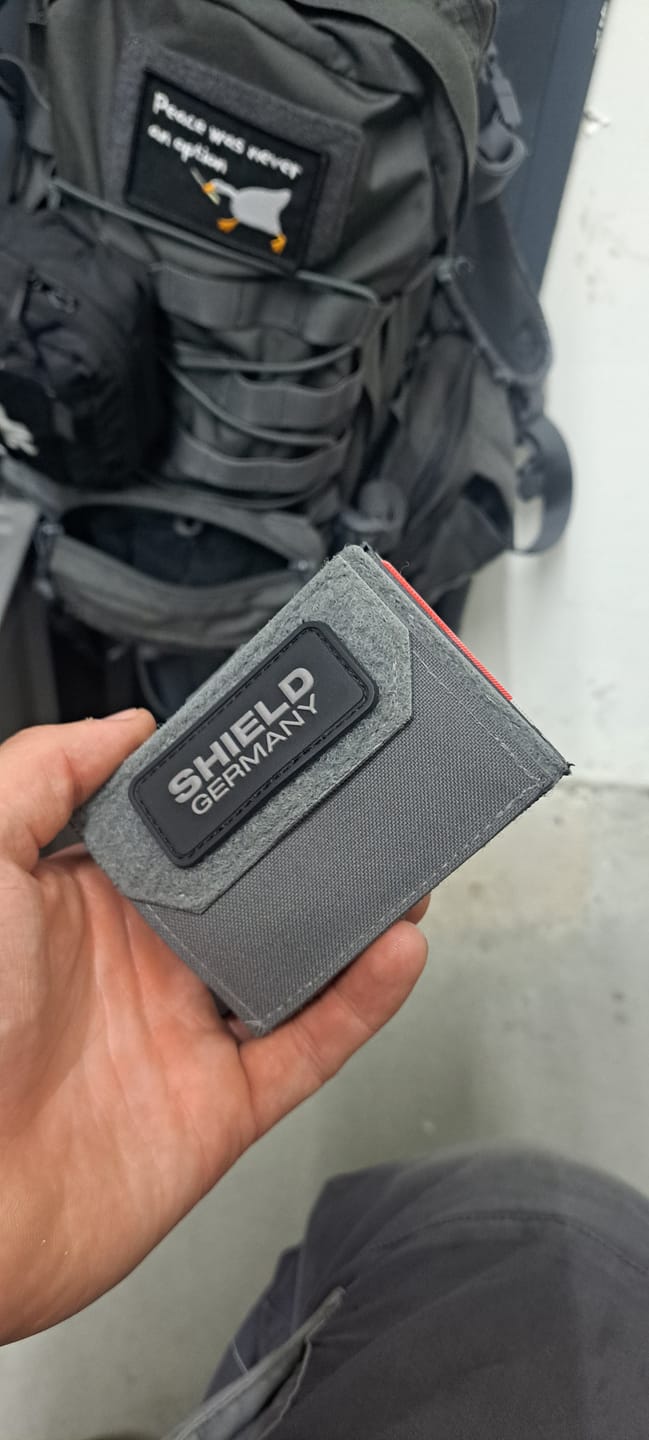 Customer photo review of Tactical Wallet MK2 - Wolfgrey