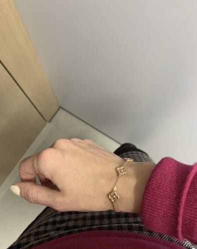 Customer photo review of Sweet Alhambra Six Motifs Bracelet