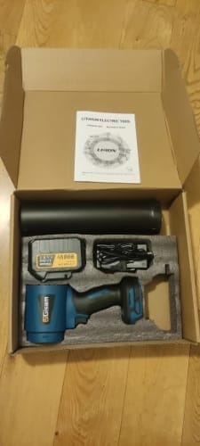 Customer photo review of Brushless Leaf Blower - Gisam 300000RPM Turbo Blower