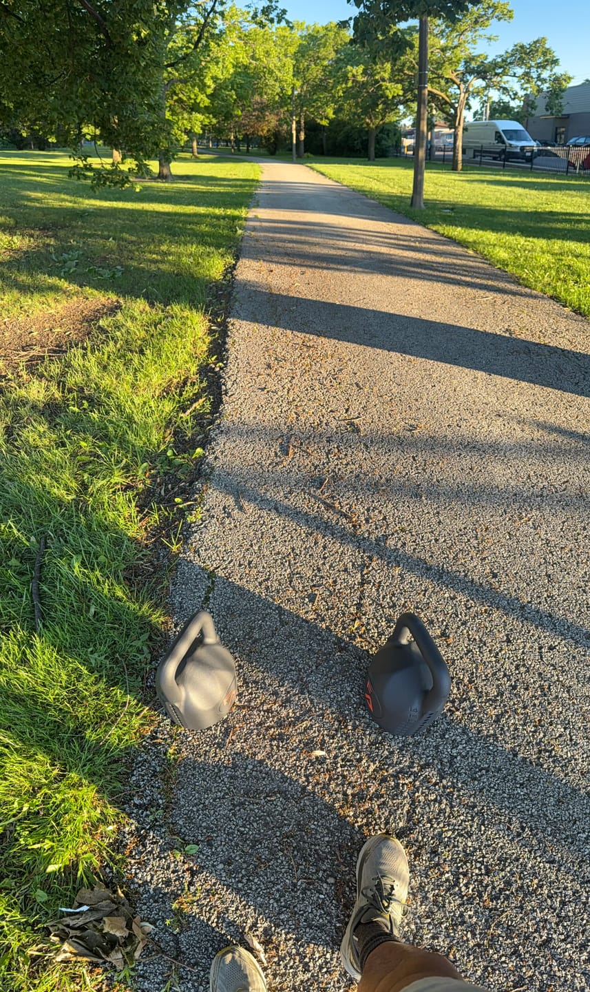 Customer photo review of FA Adjustable Kettlebell