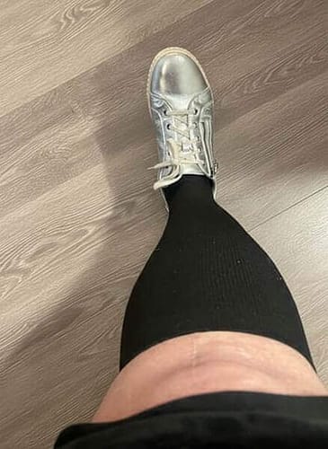 Customer photo review of Calze BambooFlow™ a Compressione punta CHIUSA – Gambe leggere tutto il giorno!