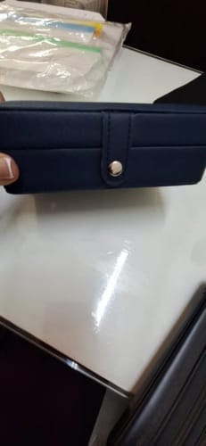 Customer photo review of Leather Jewelry Box – Ring and Earring Display Organizer