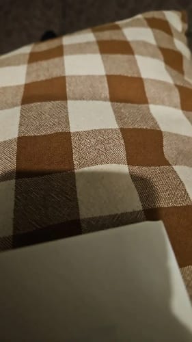 Customer photo review of Long Bolster Pillow – Rectangular Pregnancy Support Cushion for Side Sleepers