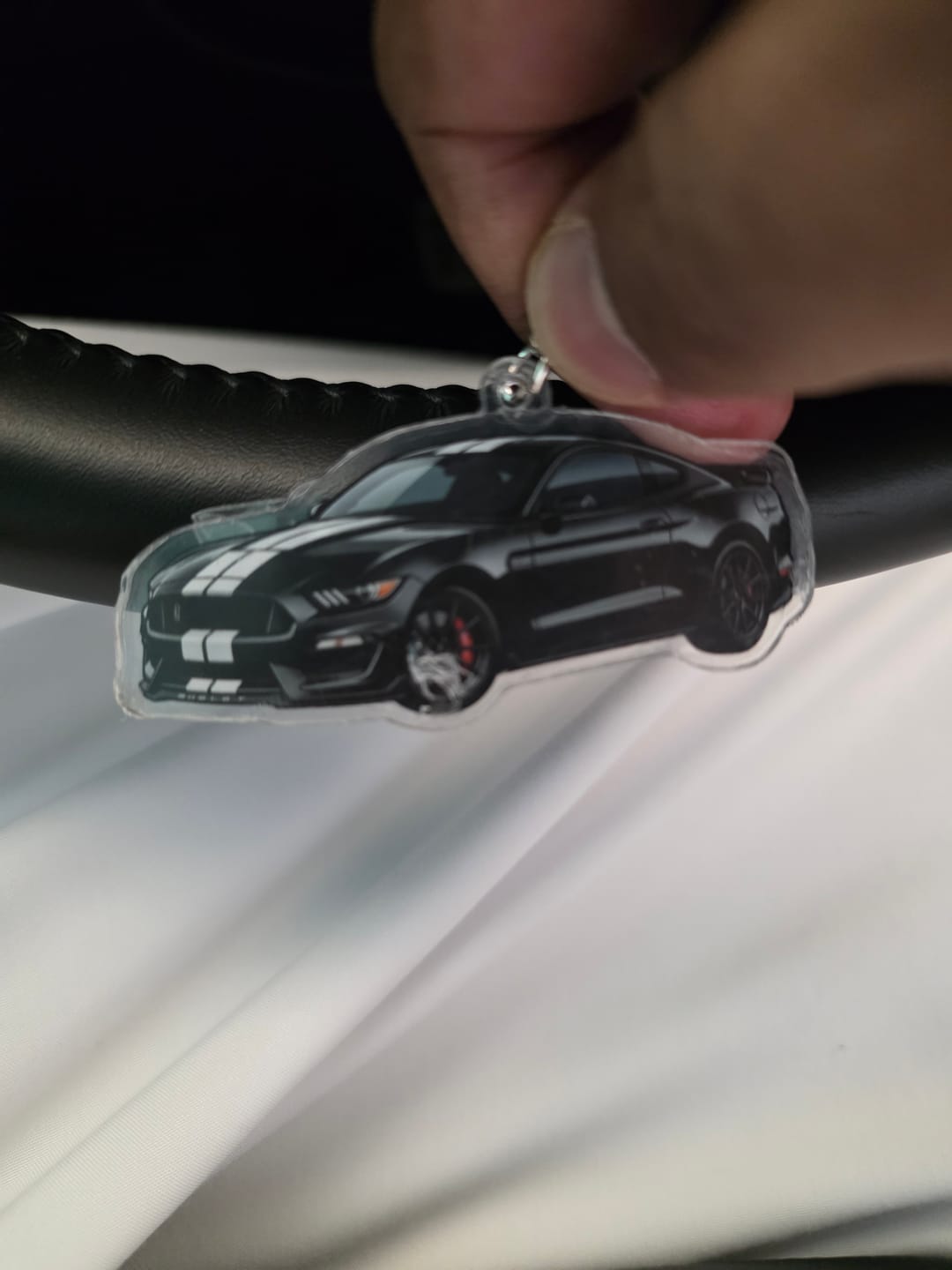 Customer photo review of Custom Car & Bike Keychain | Design Your Own Personalized Keychain