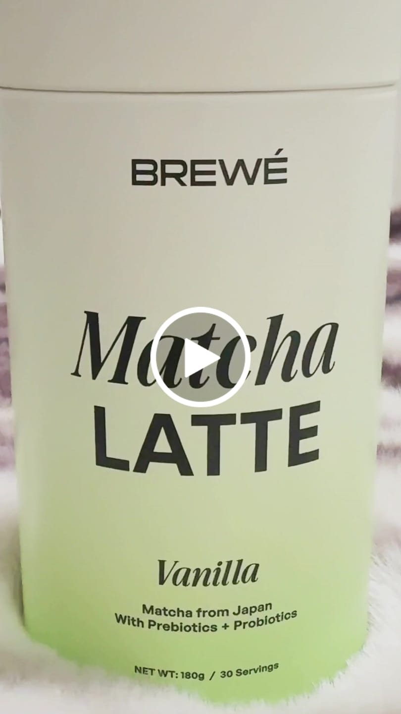 Customer video review of Vanilla Matcha+ Latte Powder
