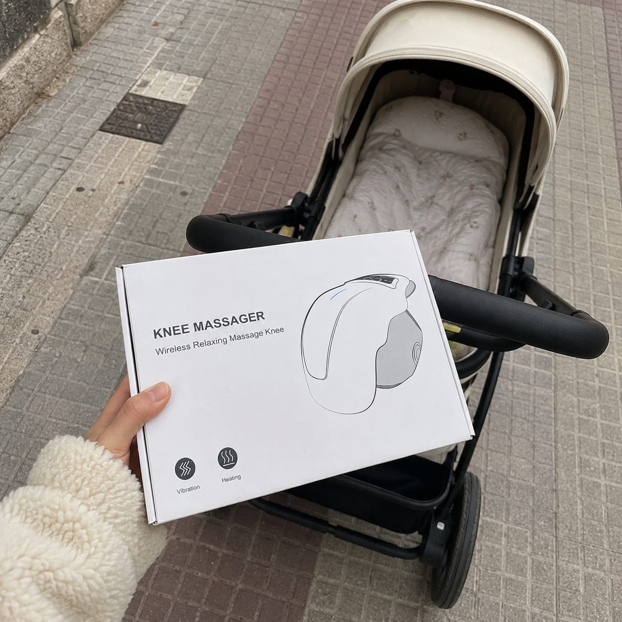 Customer photo review of Masajeador de Rodillas con vibración