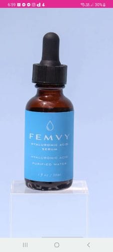 Customer photo review of Peachaboo Hyaluronic Acid Serum