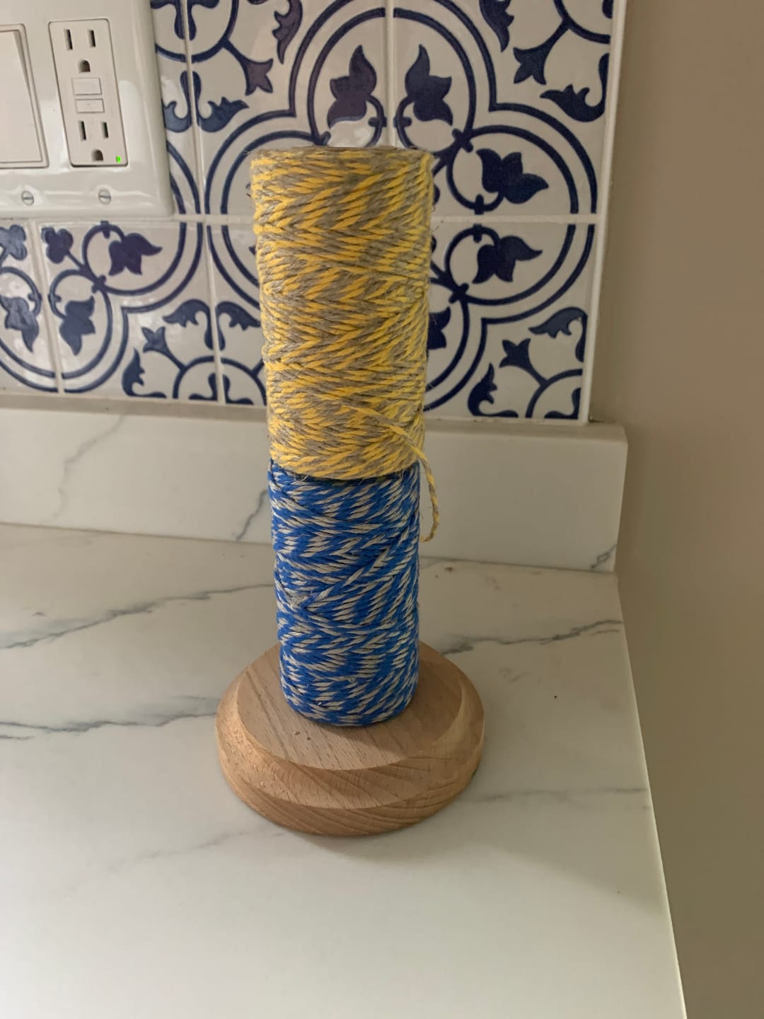 Customer photo review of Flax Twine Blue