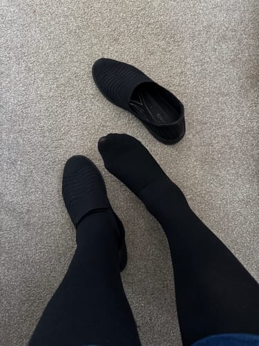 Customer photo review of Calze BambooFlow™ a Compressione punta CHIUSA – Gambe leggere tutto il giorno!