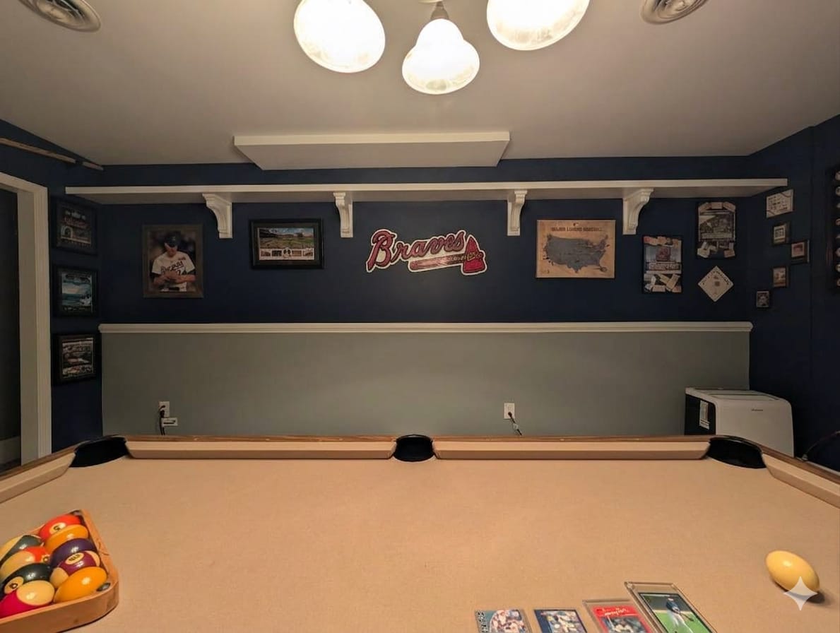 Customer photo review of Atlanta Braves Tomahawk 3D Metal Wall Art