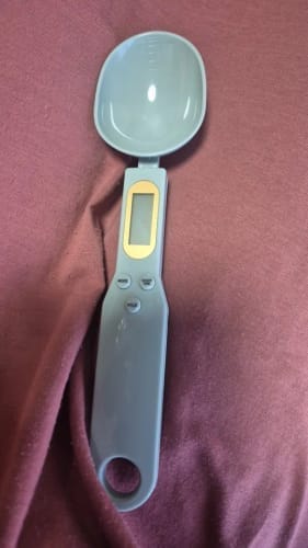 Customer photo review of Digital Spoon Scale – Adjustable Kitchen Measuring Tool