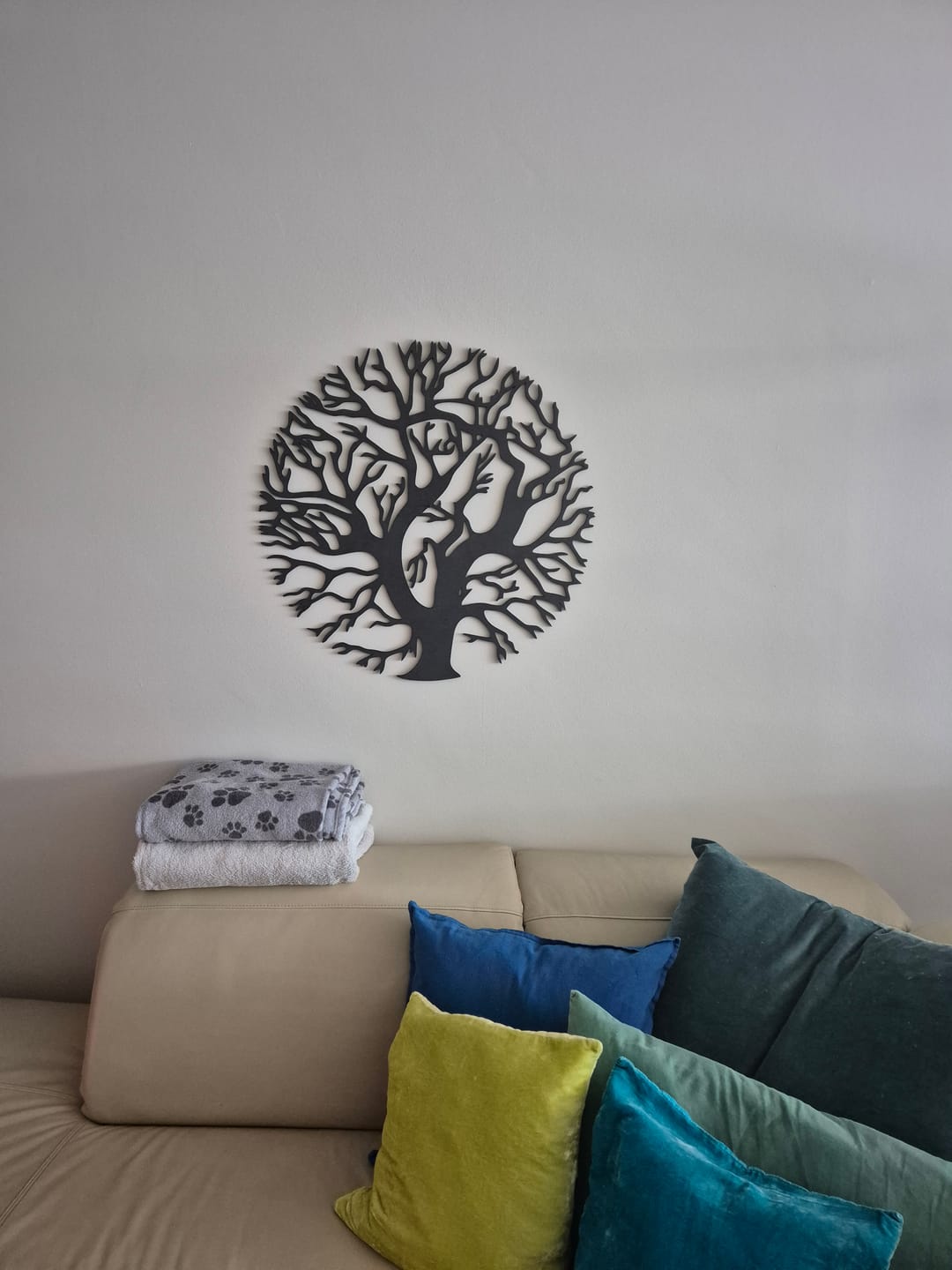 Customer photo review of Wanddecoratie | Levensboom rond