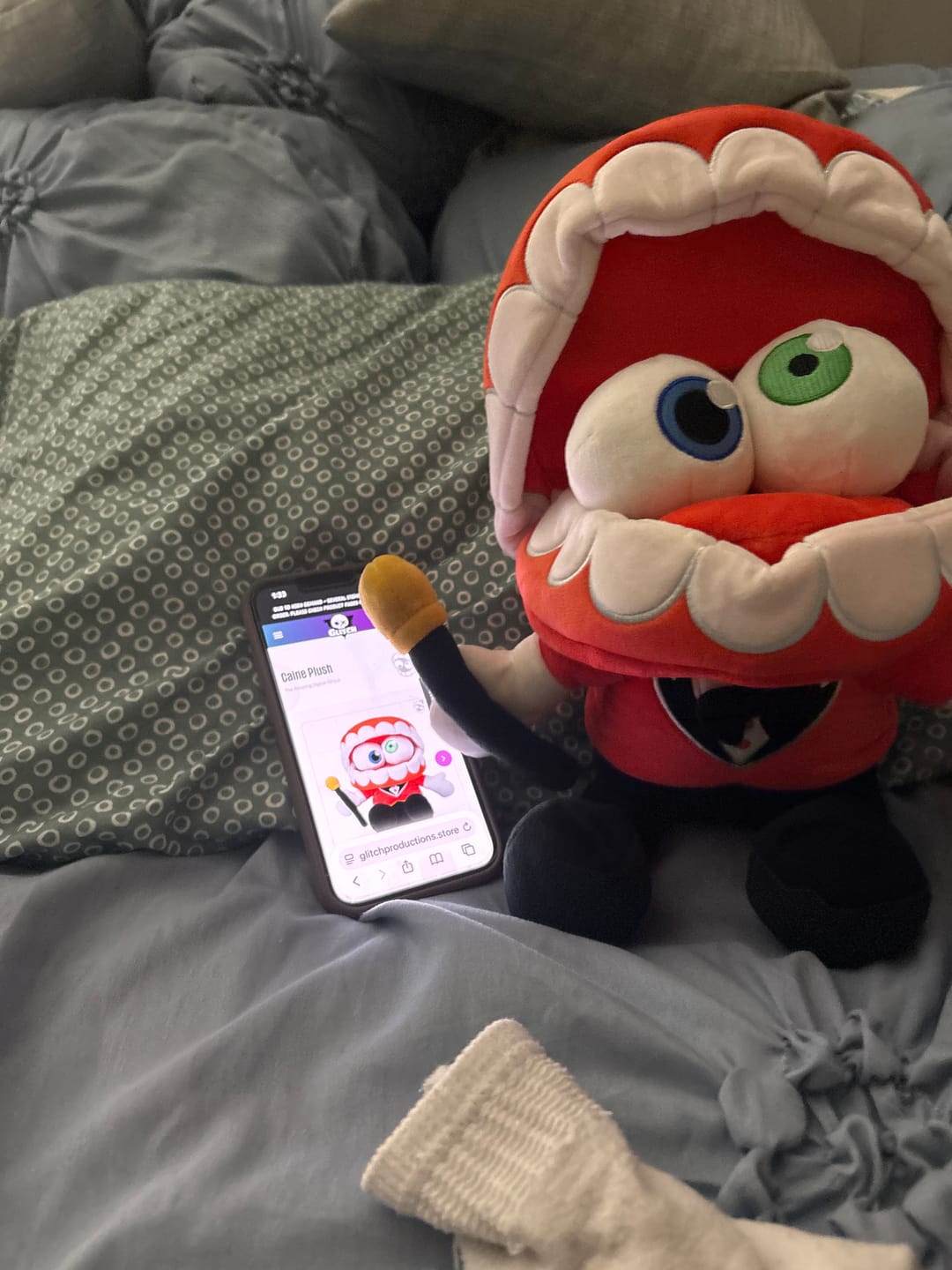 Customer photo review of Caine Plush