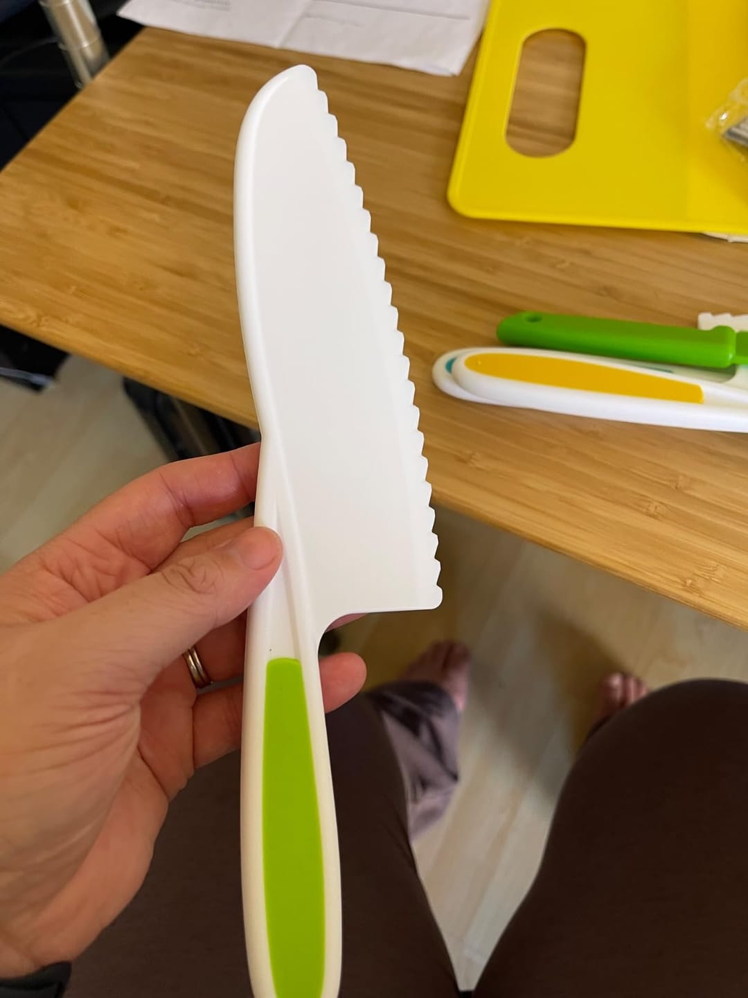 Customer photo review of Kit de cuisine Montessori pour enfant