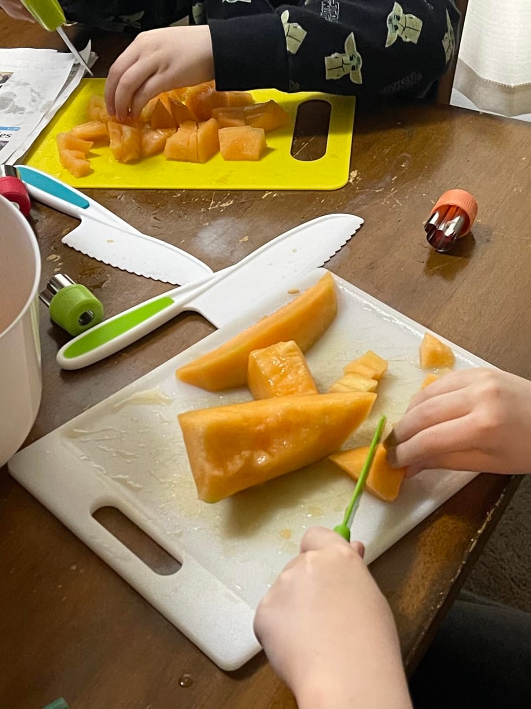 Customer photo review of Kit de cuisine Montessori pour enfant