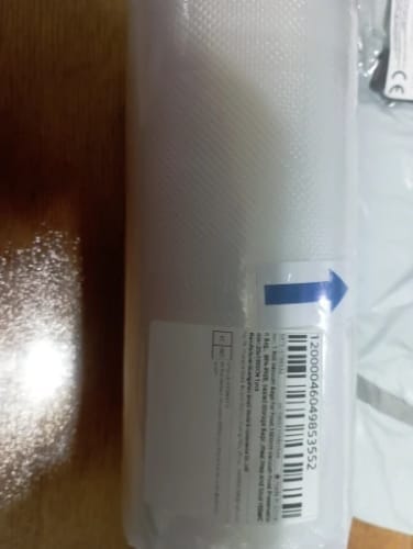 Customer photo review of Vacuum Sealer Bags Roll - BPA-Free Food Storage Roll