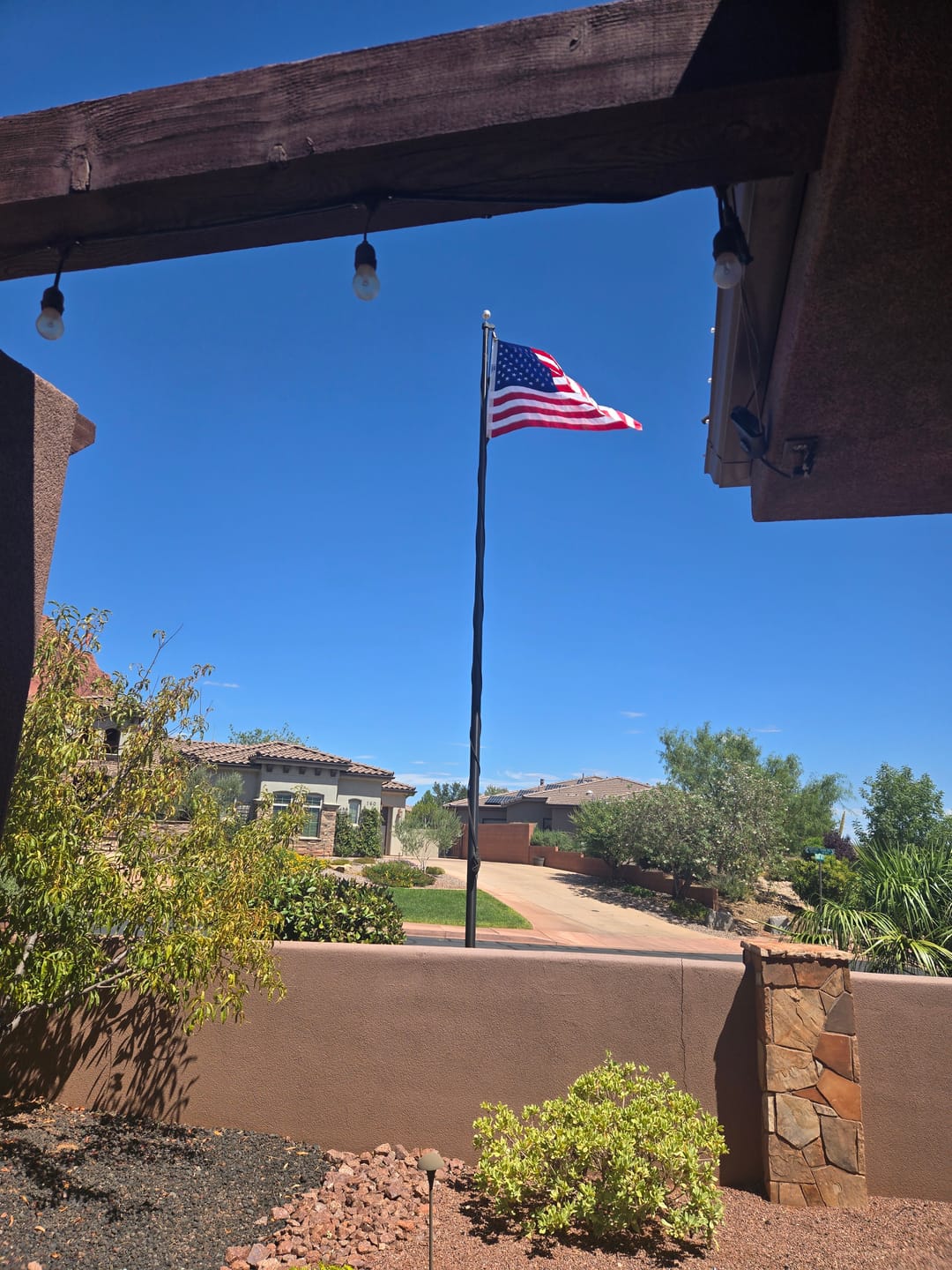 Customer photo review of 3' x 5' American Flag