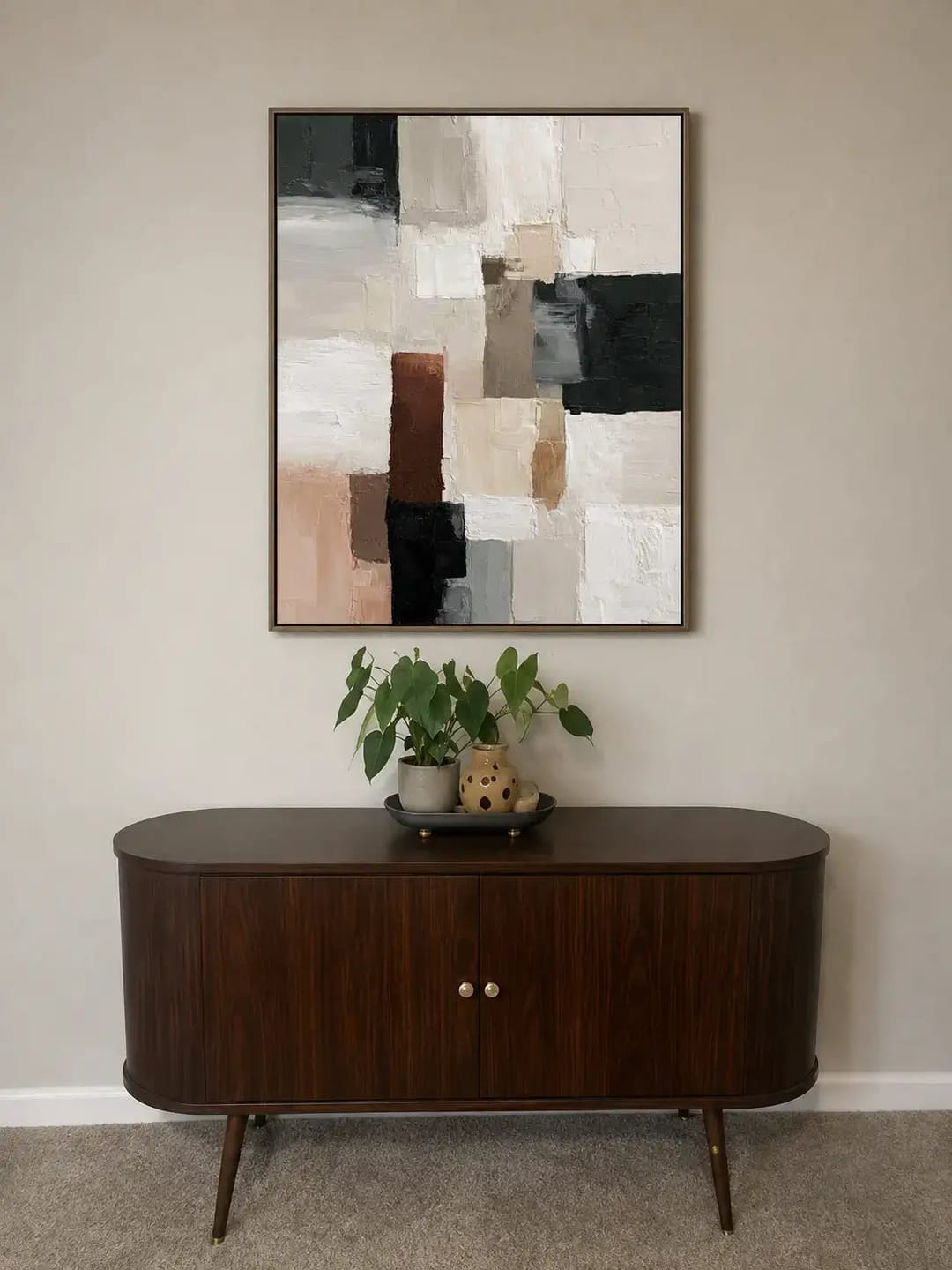 Customer photo review of Neutral Earth Tone Texture Squares