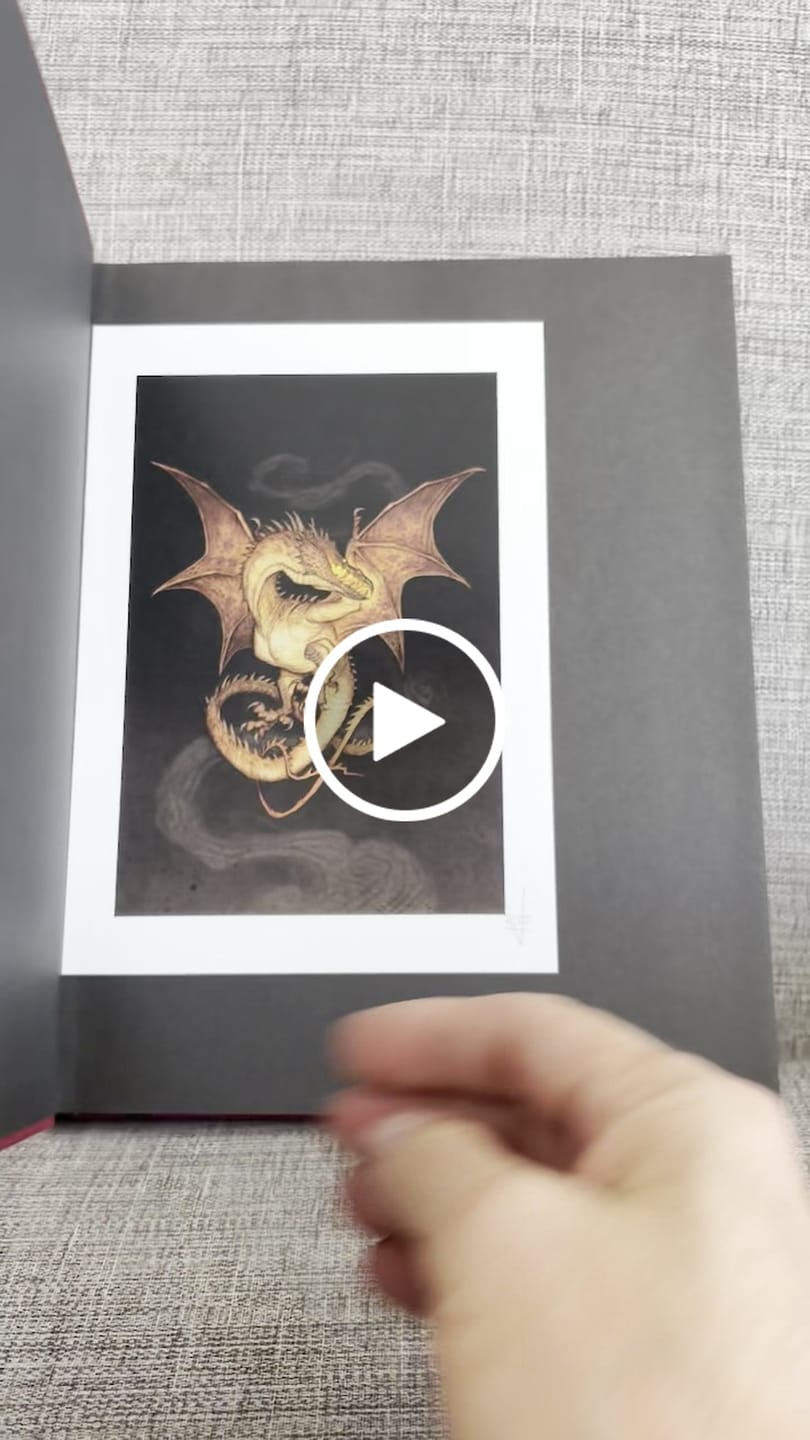Customer video review of DRAGONS - SIGNED BOOK & PRINT
