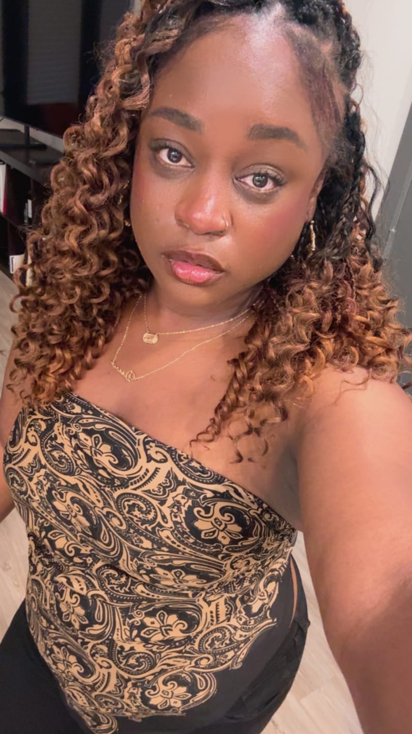 Customer photo review of Stone Pendant Necklace