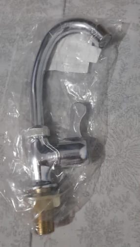 Customer photo review of Cold Water Kitchen Faucet - LEENKEA Stainless Steel