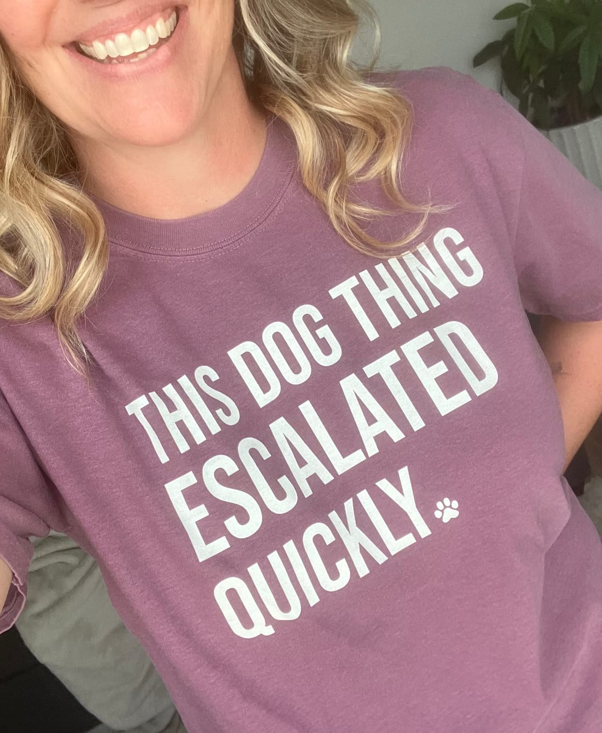Customer photo review of This Escalated Quickly T-Shirt
