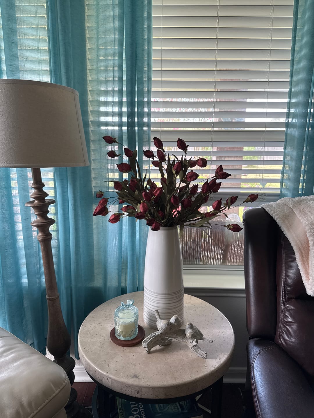 Customer photo review of PRE ORDER** | Burgundy Lantern Bud Luxe Bush
