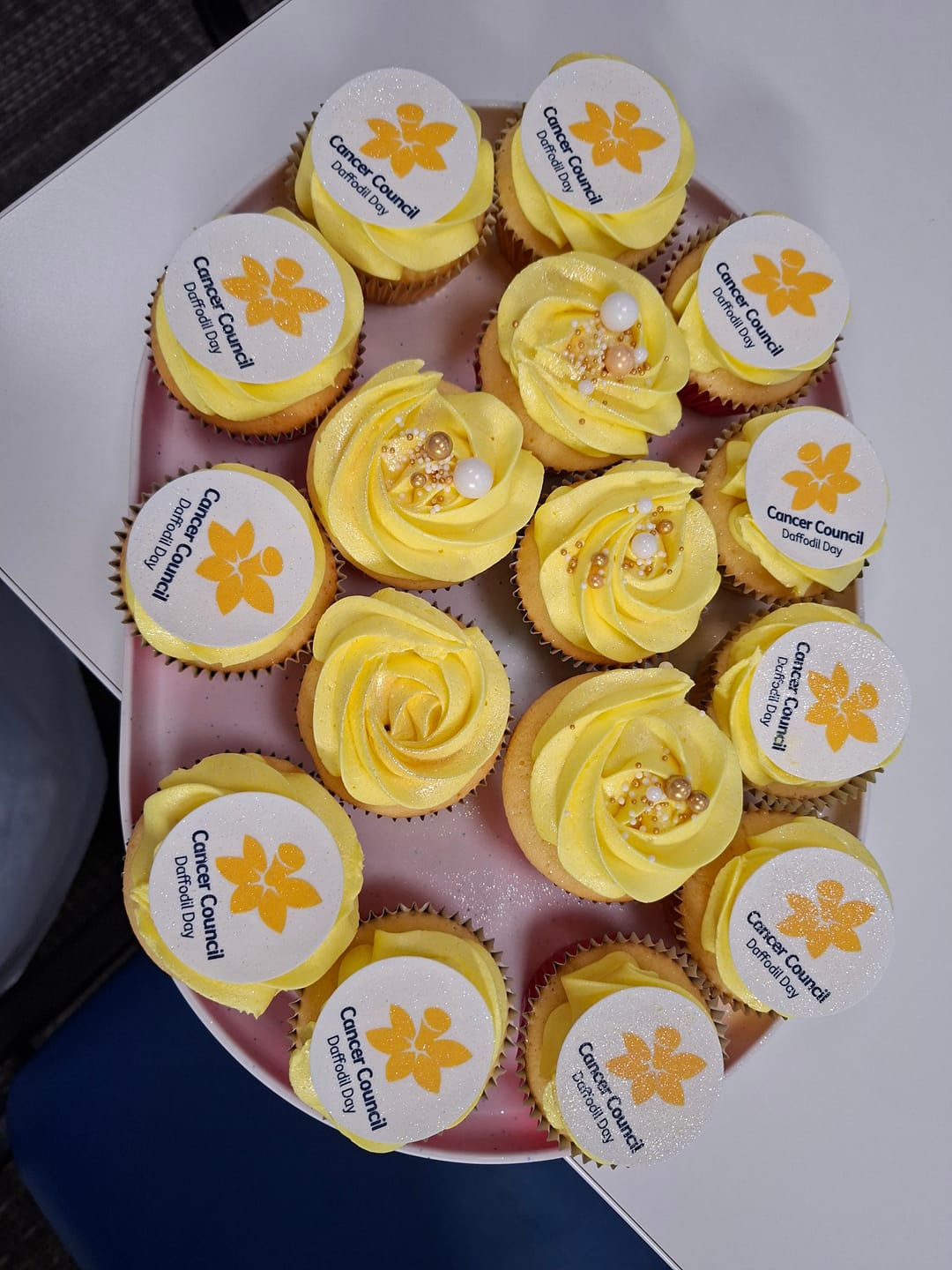 Customer photo review of Cancer Council Daffodil Day - Edible Icing Images
