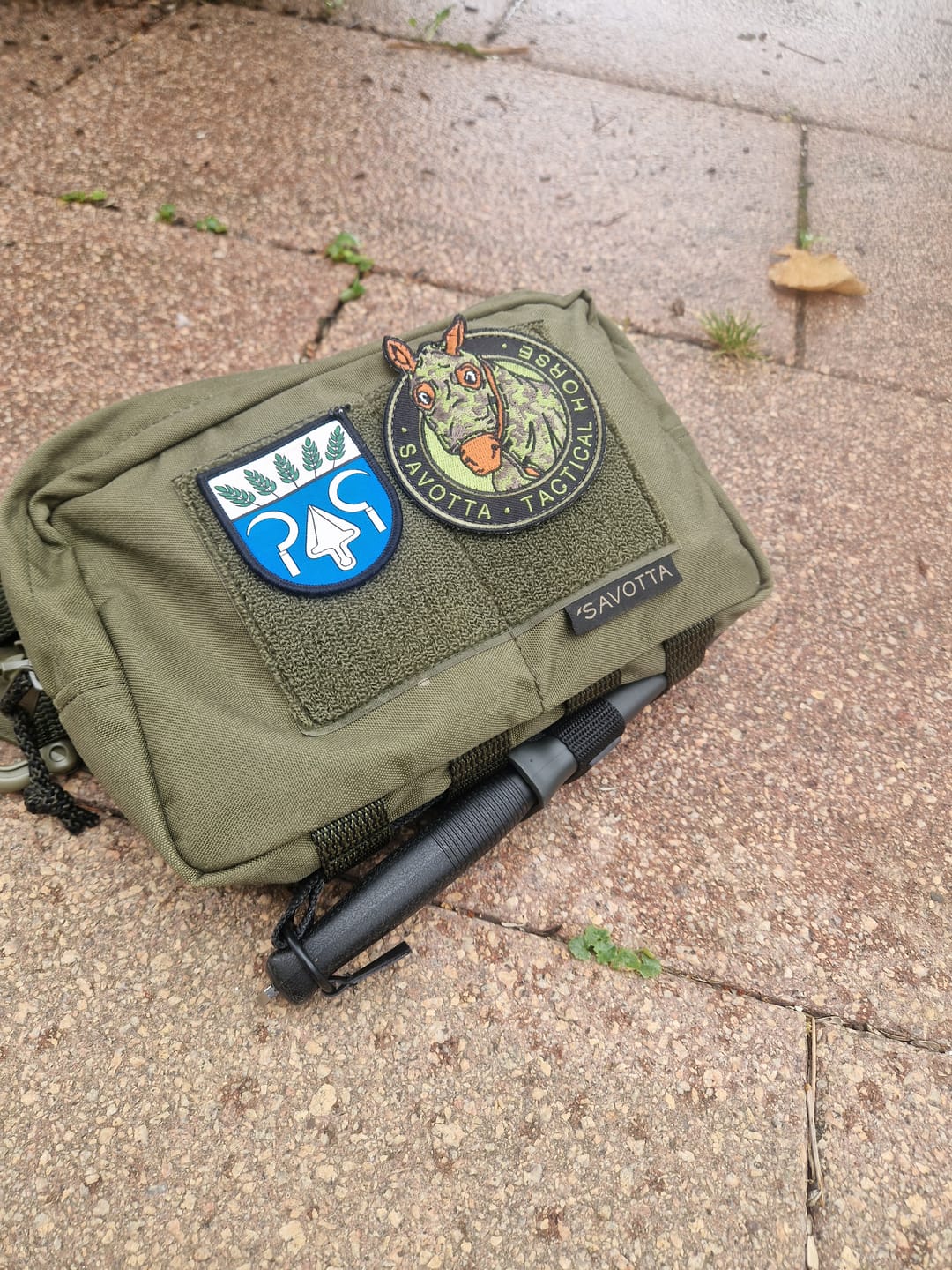Customer photo review of Tactical horse patch