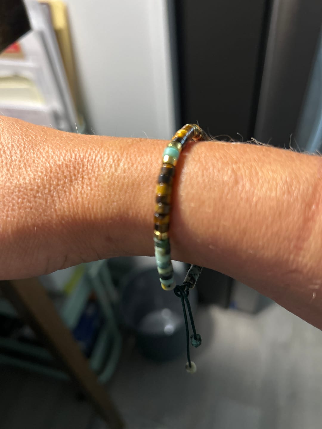 Customer photo review of 'Best Bitches Forever' Morse code Motivational Bracelet