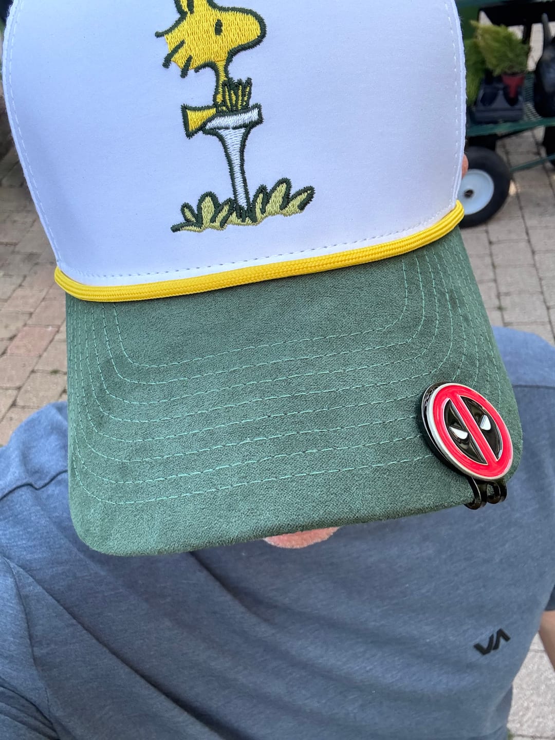 Customer photo review of Peanuts Woodstock Tee Time Hat
