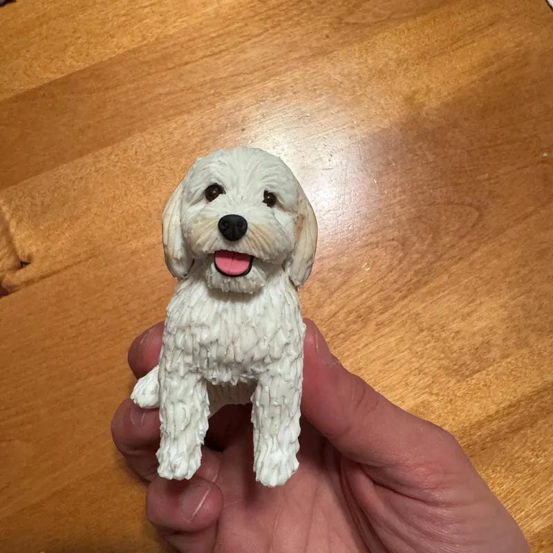 Customer photo review of Custom Handmade Polymer Clay Pet Figurine