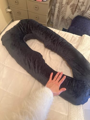 Customer photo review of Pregnancy Support Pillow – 120x70cm Soft Maternity Cushion