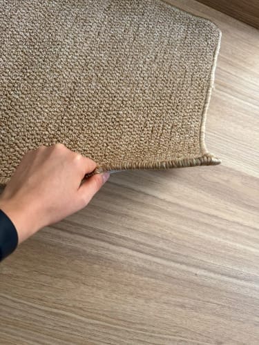 Customer photo review of Welcome Door Mat - Non-Slip Washable Entry Rug