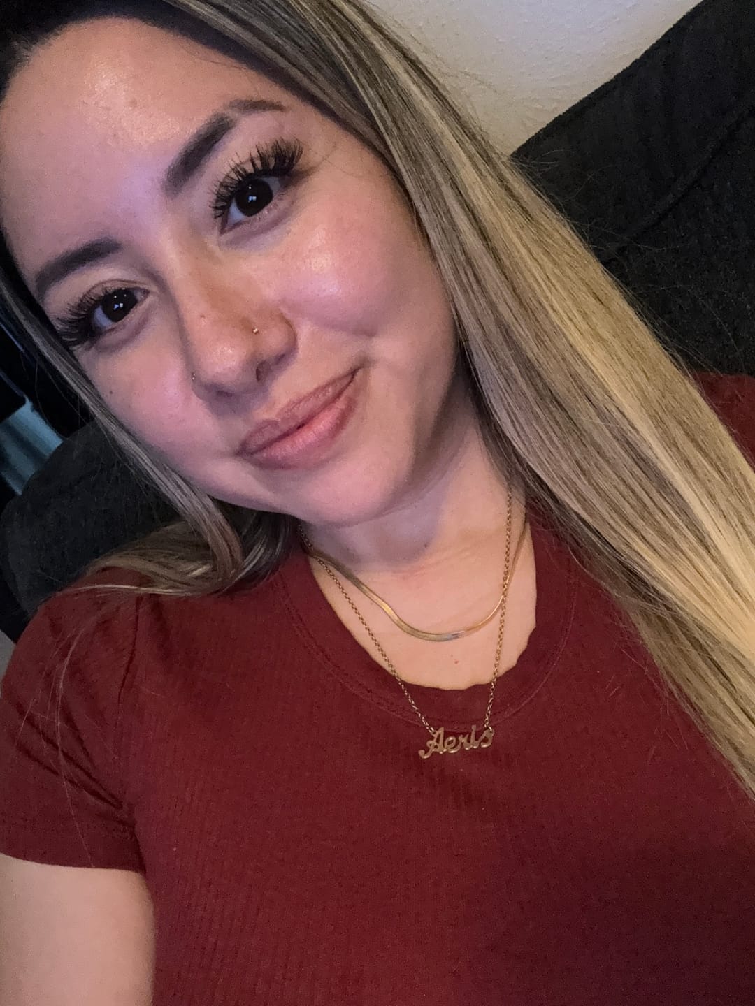 Customer photo review of Custom Name Necklace