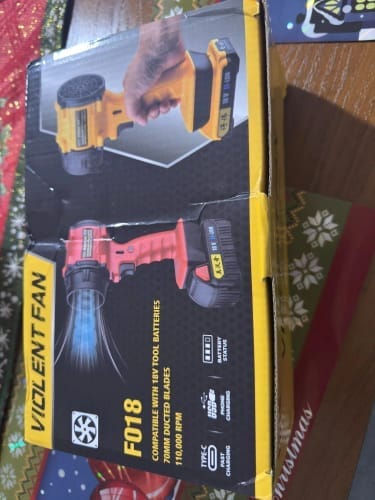 Customer photo review of High Power Air Blower - Turbo Jet Fan Leaf Duster